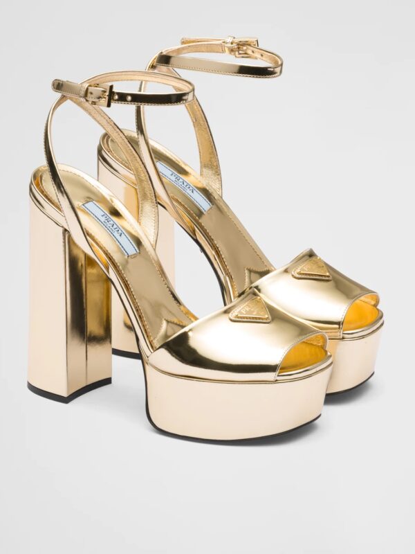 MATALLIC PLATFORM HEELS