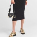 METALLIC LEATHER LOAFERS