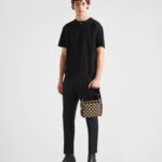 STRETCH COTTON LOGO TEE