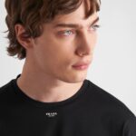 STRETCH COTTON LOGO TEE