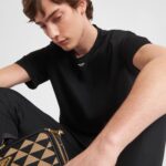 STRETCH COTTON LOGO TEE