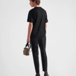 STRETCH COTTON LOGO TEE