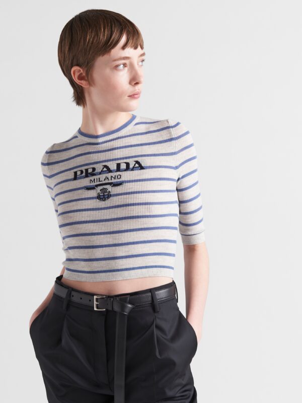 CREWNECK RIBBED SUPER FINE SWEATER