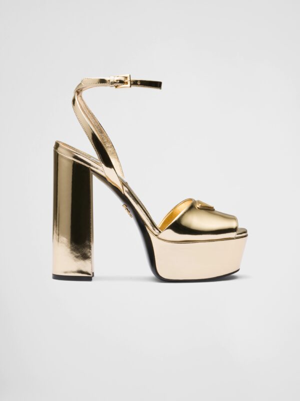 MATALLIC PLATFORM HEELS