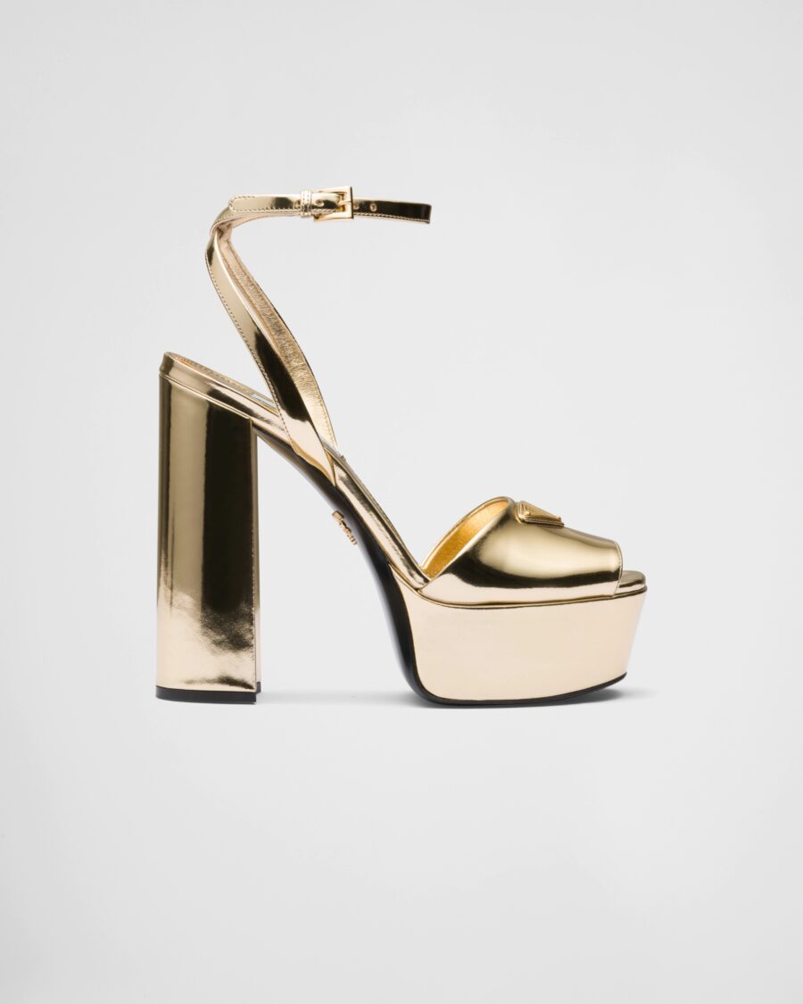 MATALLIC PLATFORM HEELS