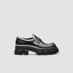 MONOLITH OMBRÉ BRUSHED LEATHER LOAFERS