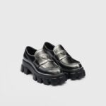 MONOLITH OMBRÉ BRUSHED LEATHER LOAFERS