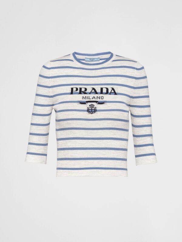 CREWNECK RIBBED SUPER FINE SWEATER