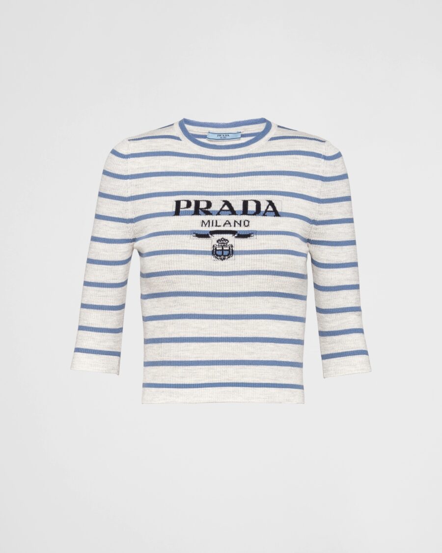 CREWNECK RIBBED SUPER FINE SWEATER