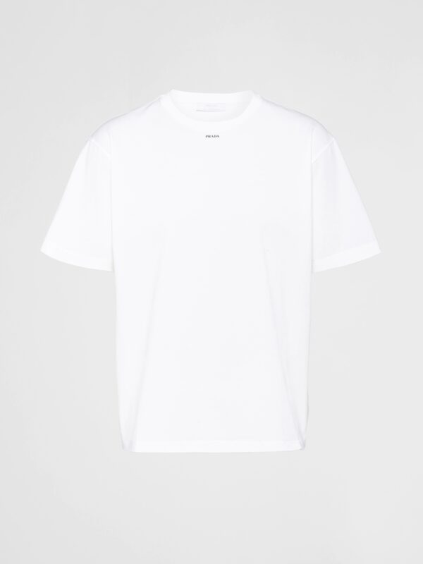 STRETCH COTTON LOGO TEE
