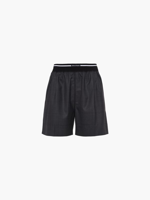 GLEN PLAID BERMUDA SHORTS