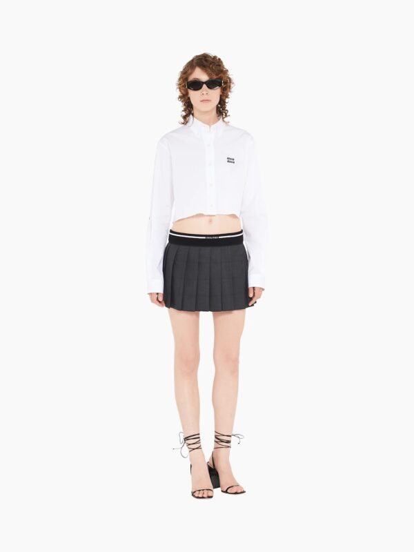 GLEN PLAID MINI SKIRT