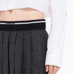 GLEN PLAID MINI SKIRT