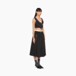 FULL TECHNICAL SILK SKIRT