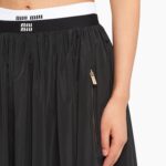 FULL TECHNICAL SILK SKIRT