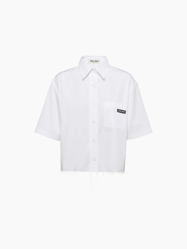 POPLIN CROPPED SHIRT