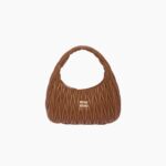 MIU WANDER MATELASSÉ NAPPA LEATHER BAG