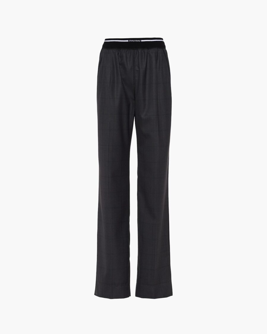 GLEN PLAID PANTS