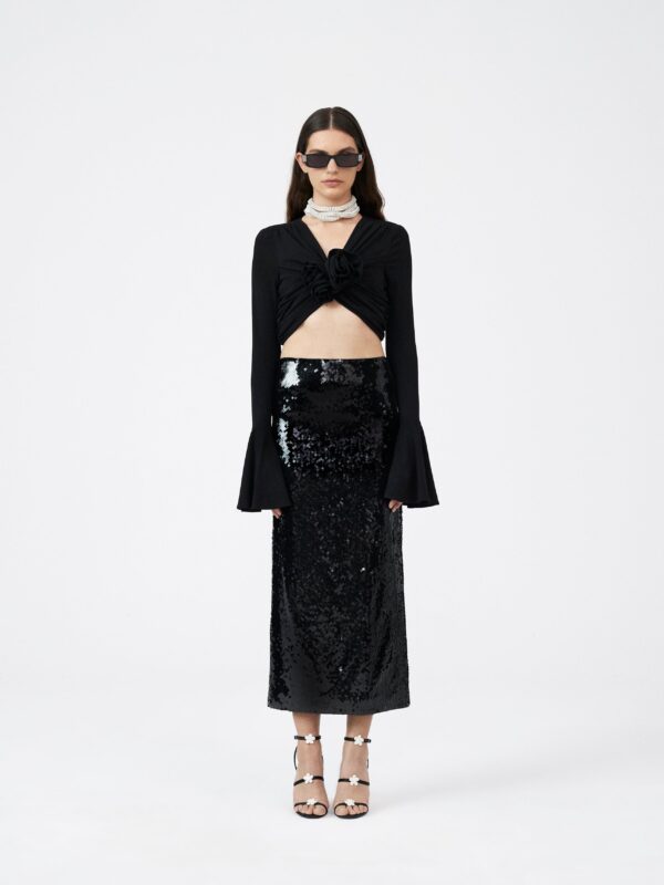 BELL SLEEVES CROP TOP