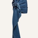 ROSE SASH DENIM MINI SKIRT
