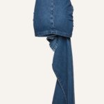 ROSE SASH DENIM MINI SKIRT