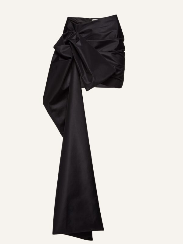DRAPED MINI SKIRT