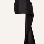 DRAPED MINI SKIRT