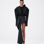 DRAPED MINI SKIRT