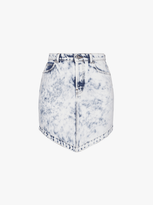 SNOW DENIM MINI SKIRT