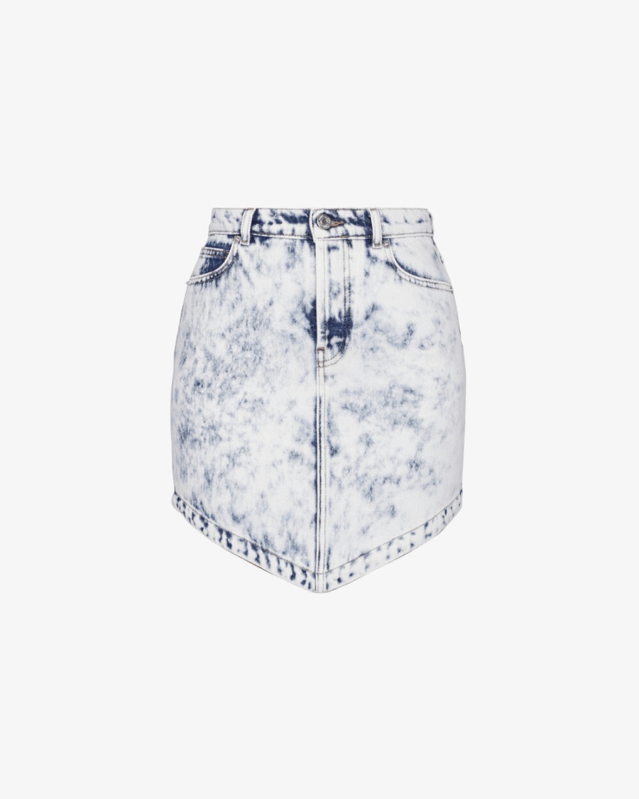SNOW DENIM MINI SKIRT