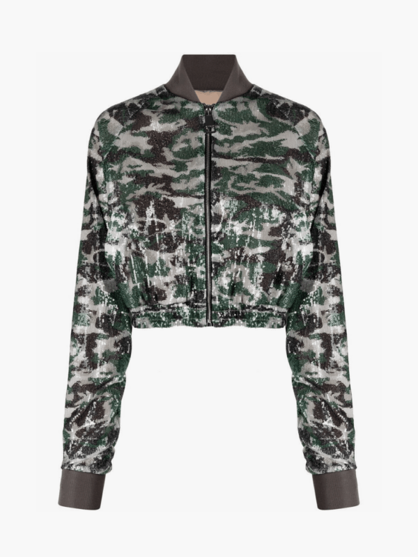 SEQUINED BOMBER JACKET