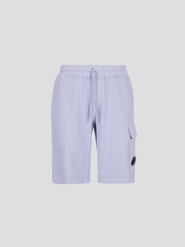 COTTON FLEECE CARGO SHORTS