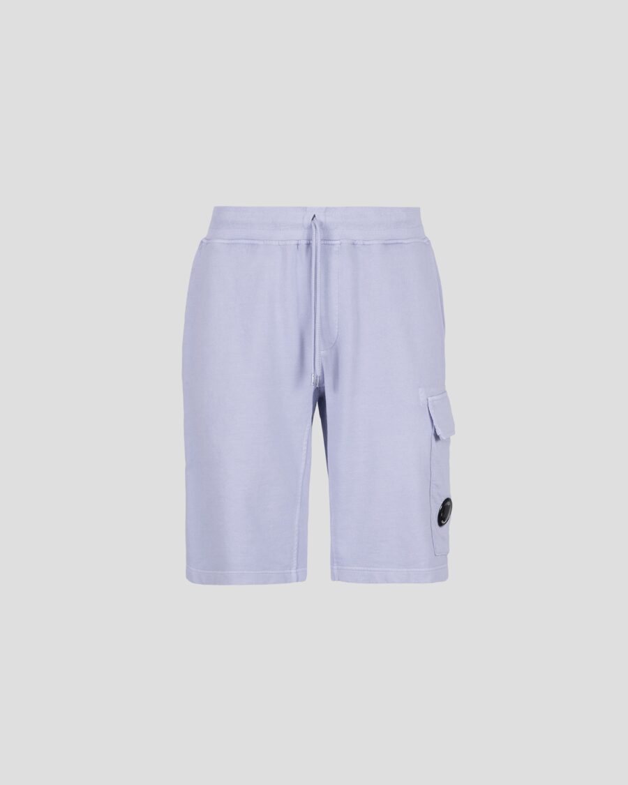 COTTON FLEECE CARGO SHORTS