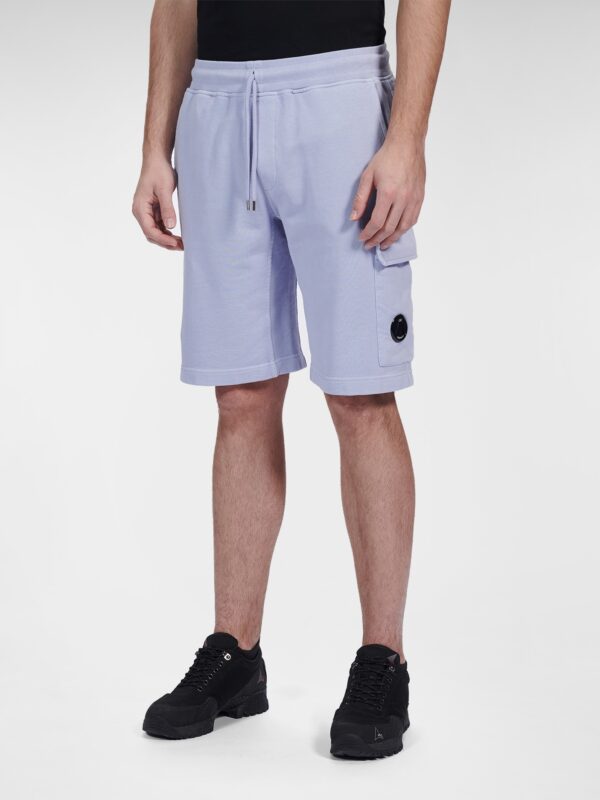 COTTON FLEECE CARGO SHORTS
