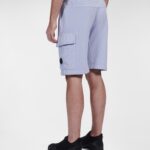 COTTON FLEECE CARGO SHORTS