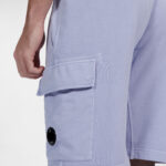 COTTON FLEECE CARGO SHORTS