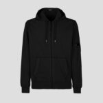 LIGHT FLEECE ZIPPED HOODIE