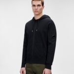 LIGHT FLEECE ZIPPED HOODIE