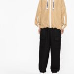 LOGO TAPE HOODED WINDBREAKER