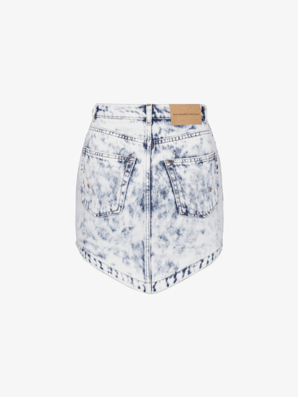 SNOW DENIM MINI SKIRT