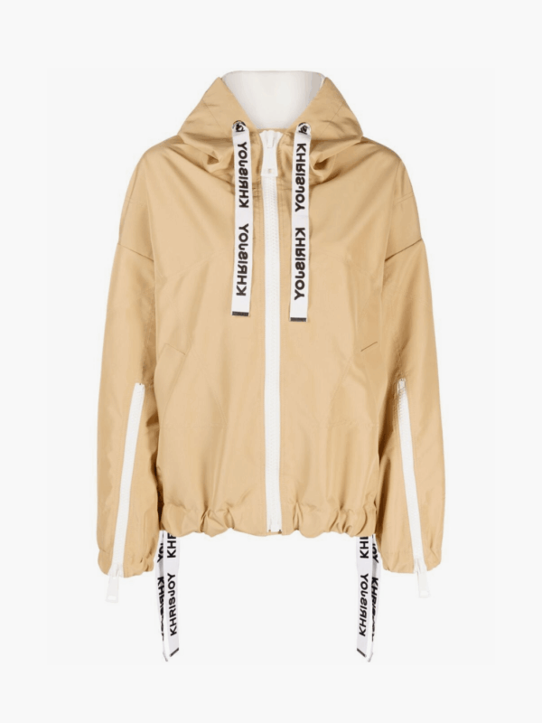 LOGO TAPE HOODED WINDBREAKER