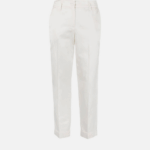 CROPPED LINEN STRAIGHT LEG PANTS