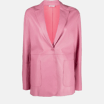 LAMBSKIN LEATHER BLAZER