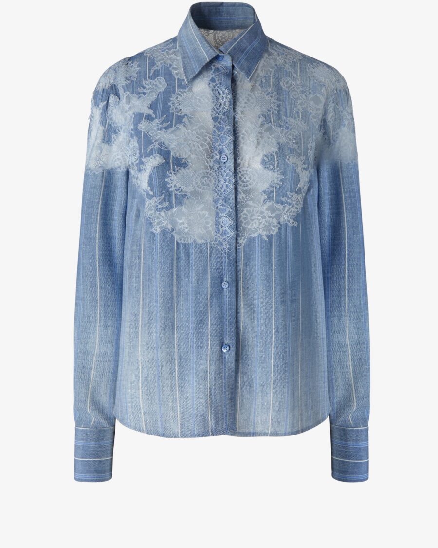 LACED MAROCAIN SHIRT