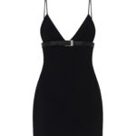 LEATHER STRAP CAMISOLE MINI DRESS
