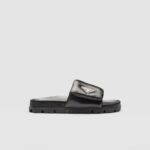 PADDED NAPPA LEATHER SLIDES