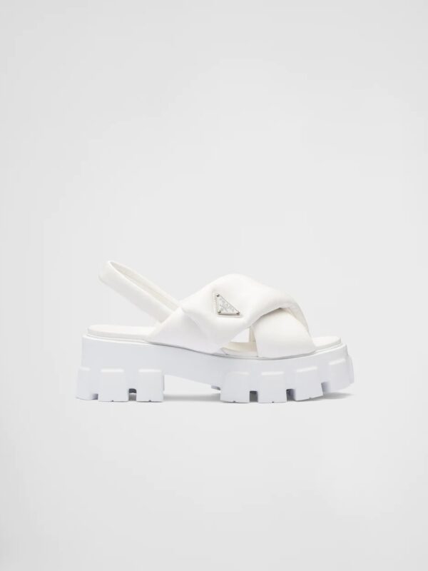MONOLITH PADDED NAPPA LEATHER SANDALS