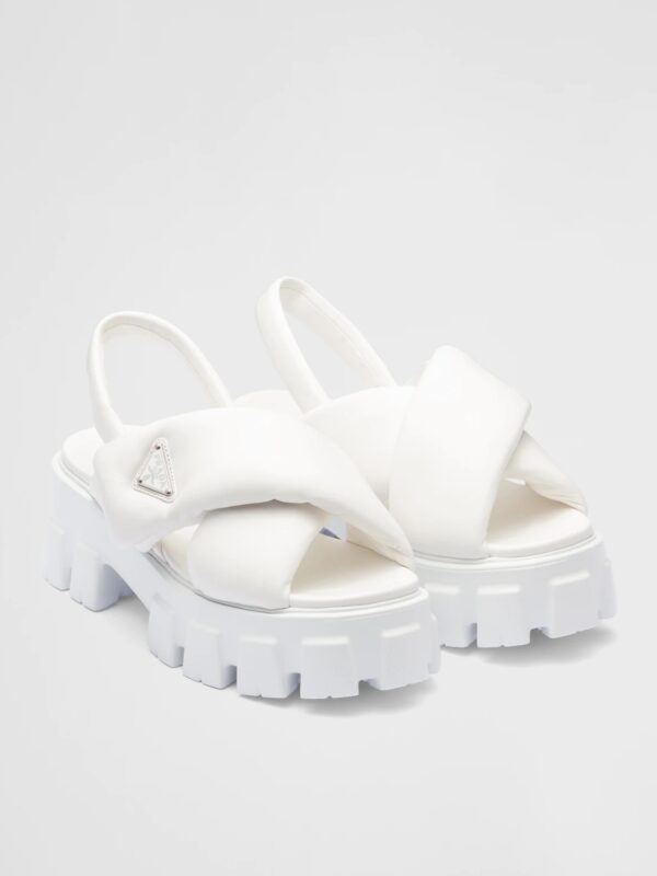MONOLITH PADDED NAPPA LEATHER SANDALS