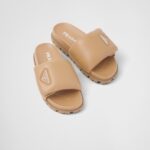 SOFT PADDED NAPPA LEATHER SLIDES