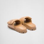 SOFT PADDED NAPPA LEATHER SLIDES